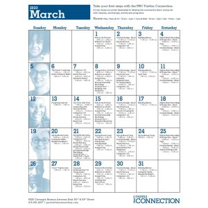 PNC Calendar March 2023