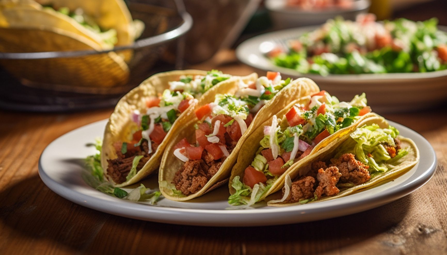 Authentic Mexican Tacos Spicy and Delicious