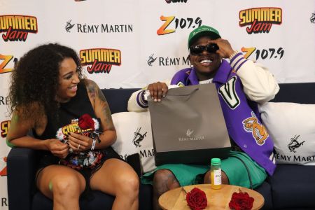 DaBaby In The Remy Martin Room At Z107.9 Summer Jam