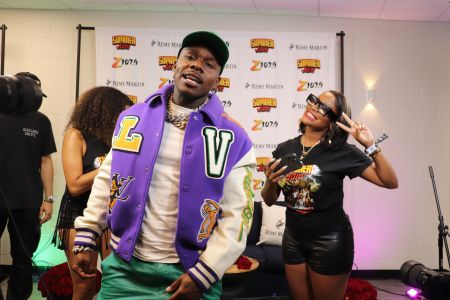 DaBaby In The Remy Martin Room At Z107.9 Summer Jam