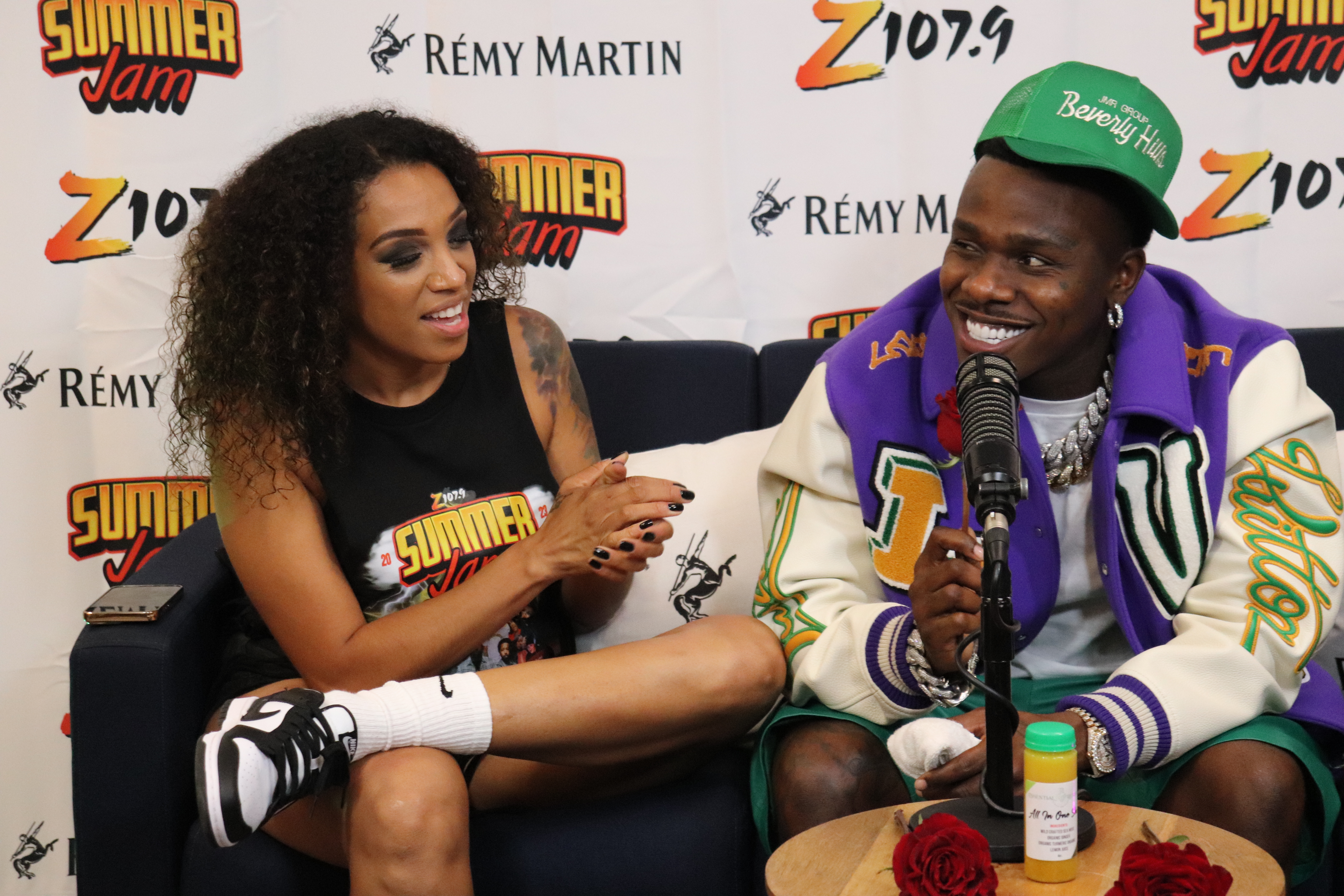 DaBaby In The Remy Martin Room At Z107.9 Summer Jam
