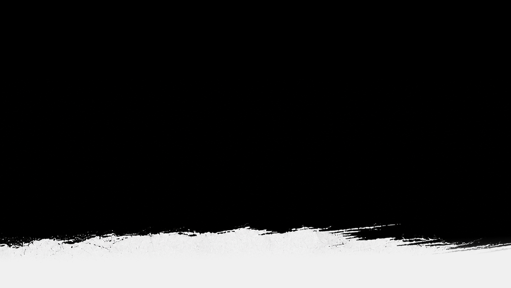 Black background with a white horizontal line across the bottom.
