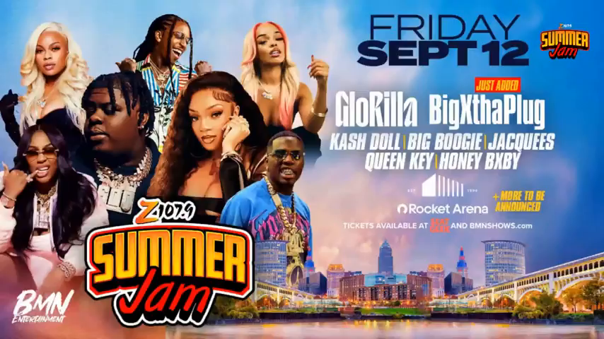 Kash Doll Kicks It With Posted On The Corner as Z1079 Summer Jam